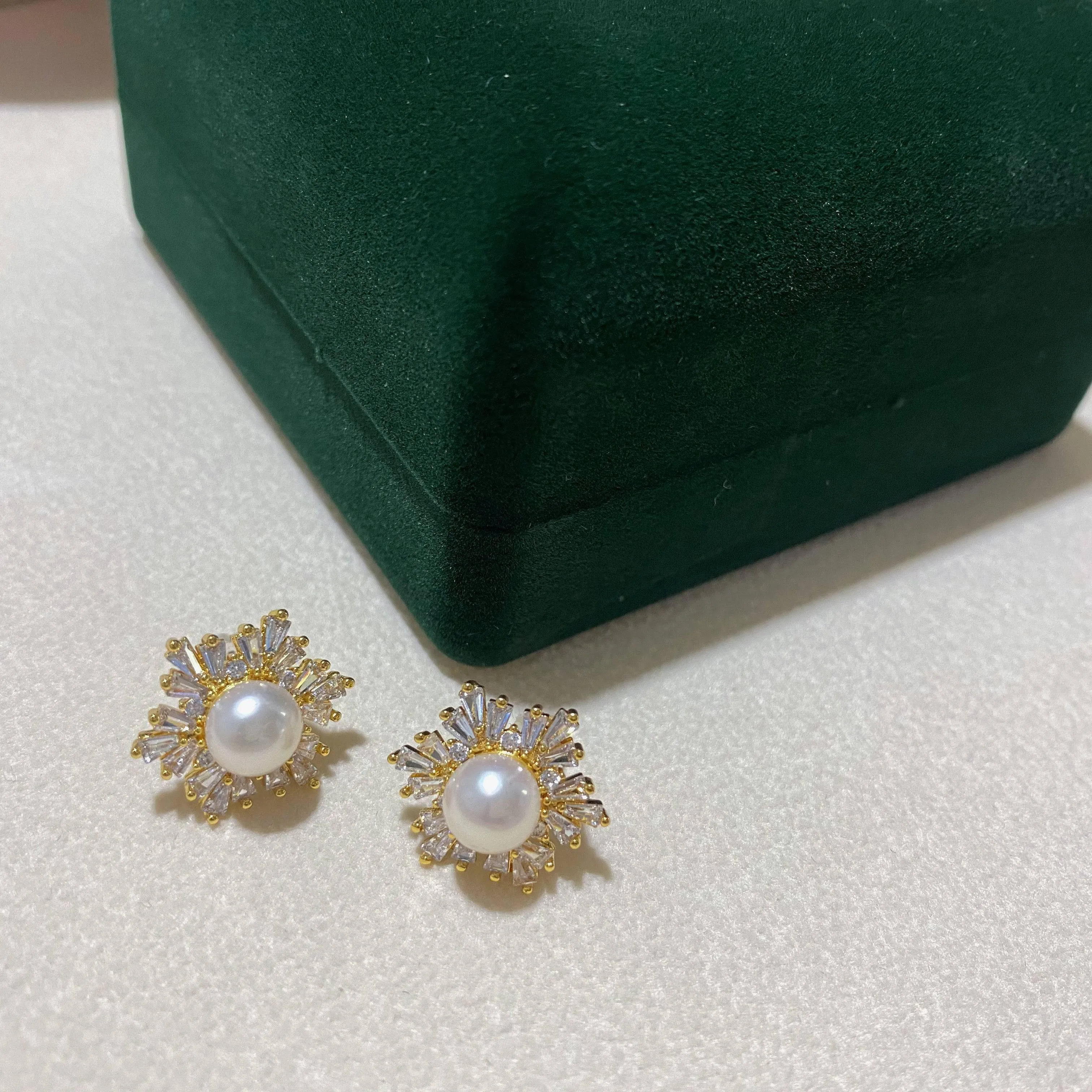 Snowflake Freshwater Pearl Jewelry Set