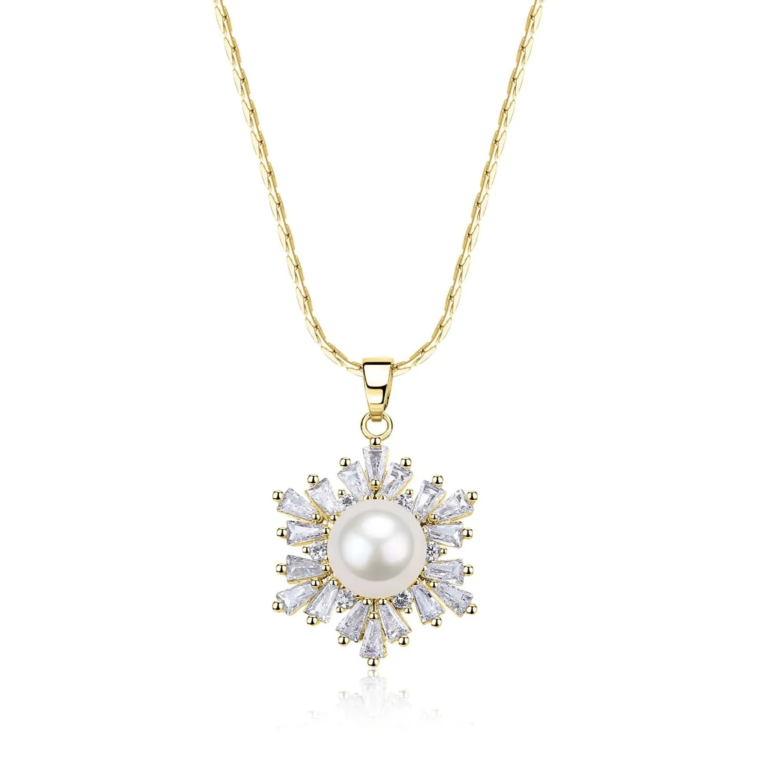 Snowflake Freshwater Pearl Jewelry Set