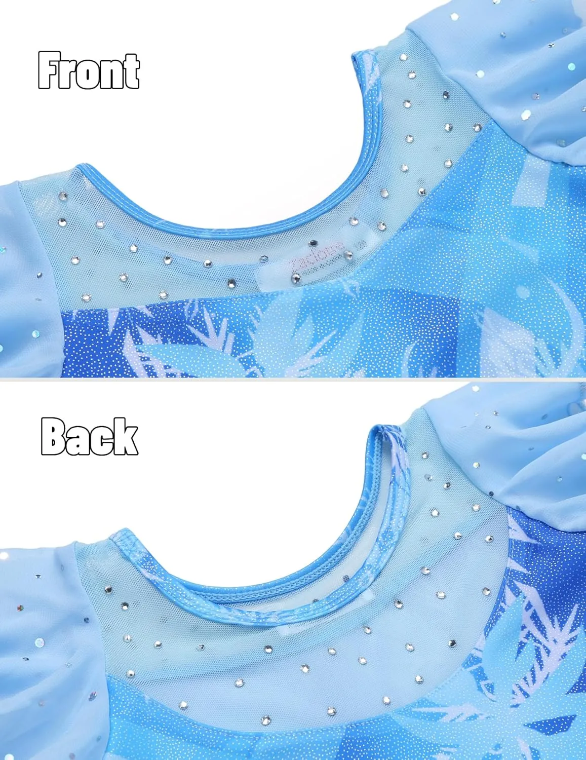 Zaclotre Girls Ballet Leotards Ruffle Sleeve Sparkle Dance Leotard Toddler Ballerina Dress Outfits